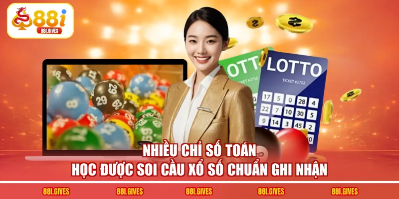 Nhiều chỉ số toán học được soi cầu xổ số chuẩn ghi nhận